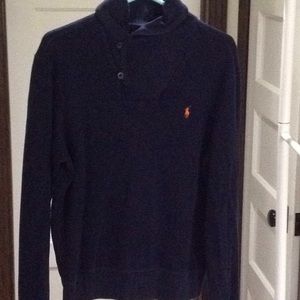 Polo long sleeve warm sweatshirt jersey